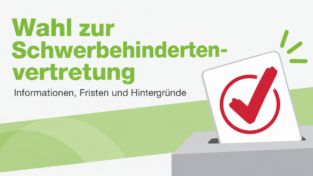 Wahl zur Schwerbehindertenvertretung Banner